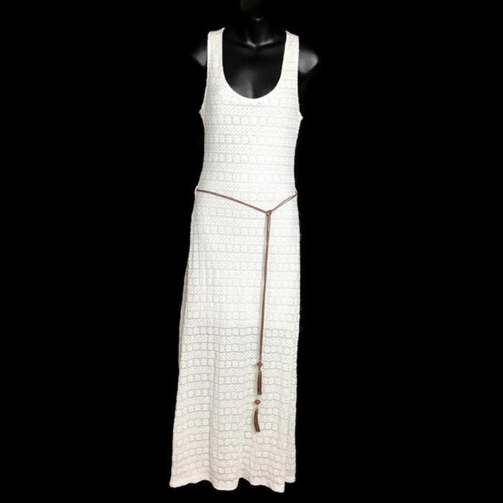 A'GACI White Maxi Dress New With Tags